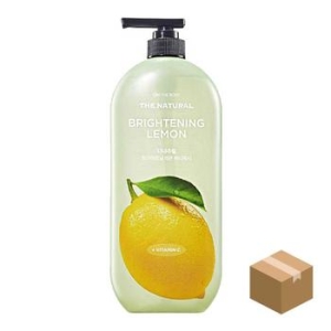 LG생활건강 온더바디 더내추럴 바디워시 브라이트닝 레몬 900g (9개)