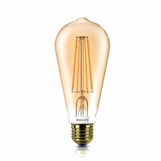 필립스 LED ST64 디밍 에디슨전구 전구색 7W_이미지