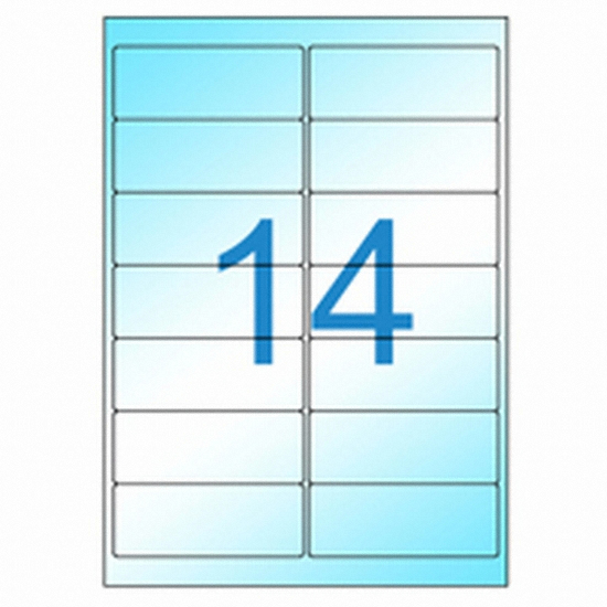 올바른라벨 투명방수 라벨 AL014CP (25매)