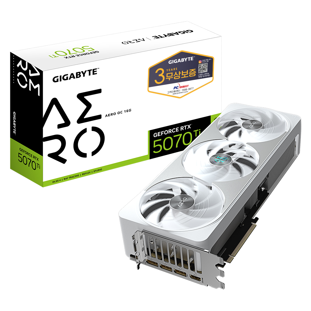 GIGABYTE 지포스 RTX 5070 Ti AERO OC D7 16GB 피씨디렉트_이미지