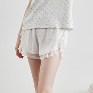 코즈넉 말랑 옆 레이스 여성 속바지 잠옷 여름 심리스 레이어드 118800