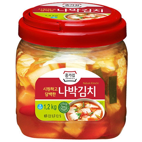 대상 종가집 담백한 나박김치 1.2kg (1개)