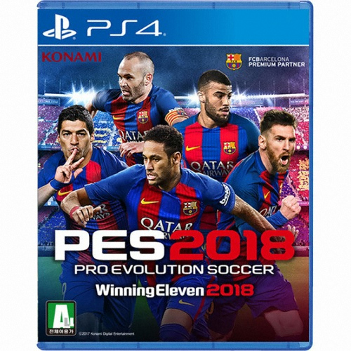 KONAMI PES 2018 - 프로 에볼루션 사커 2018 PS4 (중고,한글판)