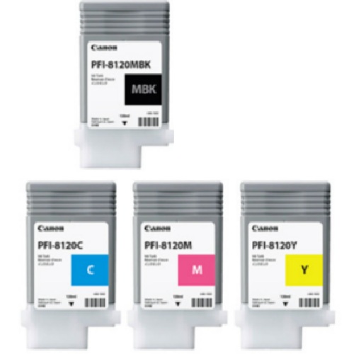 Canon ��ǰ PFI-8120MBK, PFI-8120C, PFI-8120Y, PFI-8120M 4�� ��Ʈ