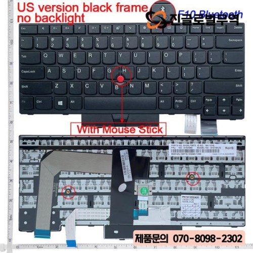 레노버 Thinkpad T470 A475 01AX569 01AX487 01AX528 01HX419 US 용 미국 러시아어 스페인어.._이미지