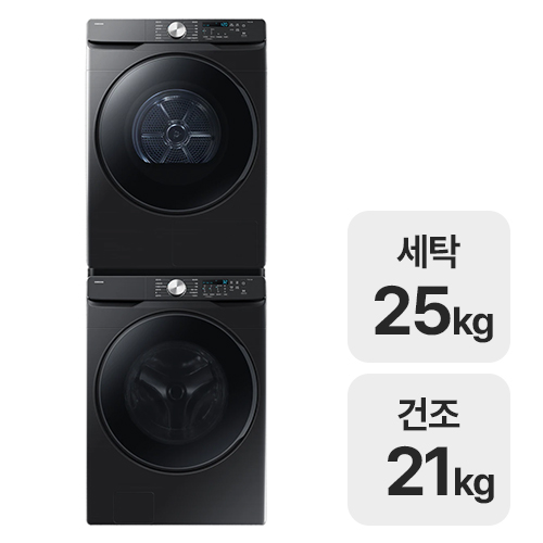 삼성전자 그랑데 AI WF25DG8250BV + DV21DG8200BV (공식인증점)_이미지