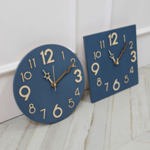 루미아 모프 입체 원목 인테리어 벽시계_이미지