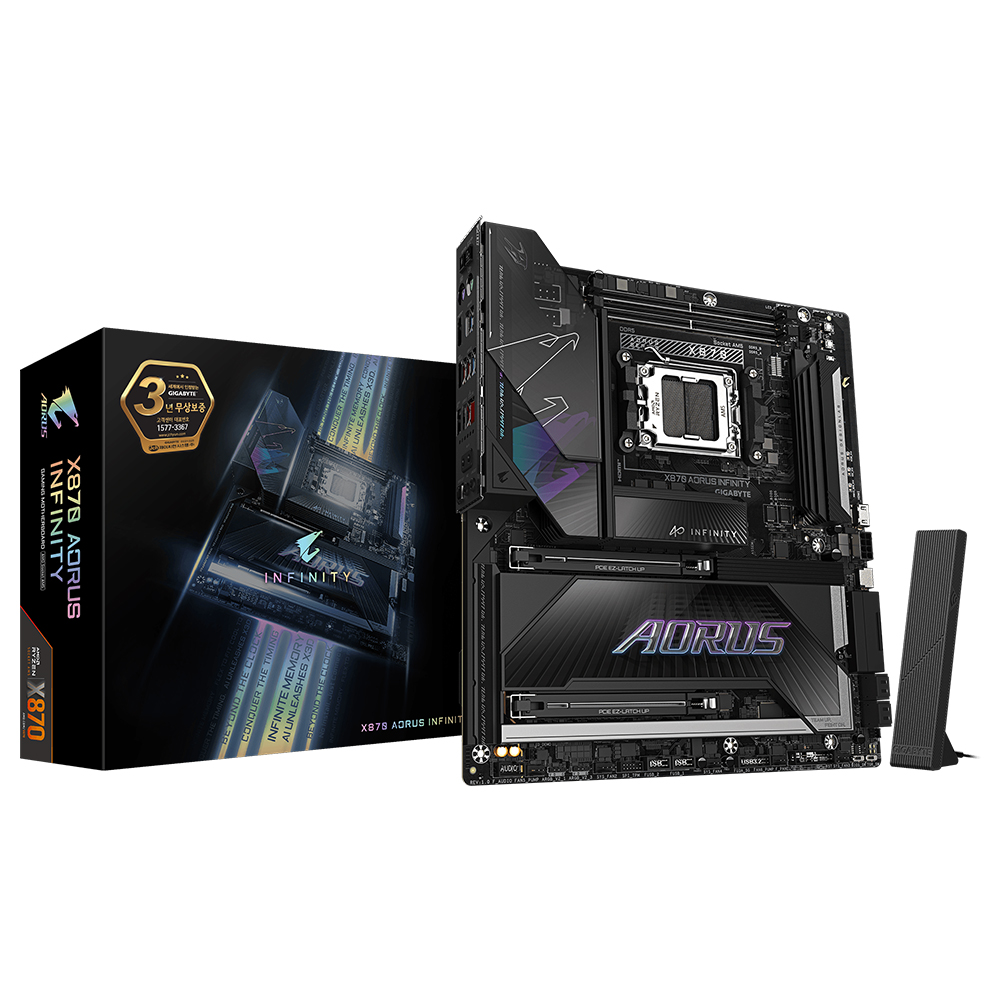 GIGABYTE X870 AORUS INFINITY 제이씨현