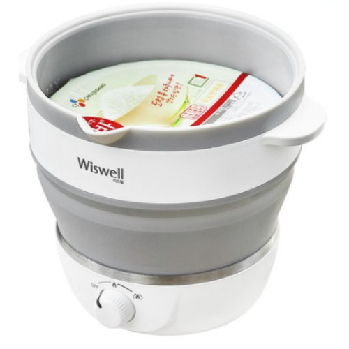 중산물산 위즈웰 접이식 전기포트 WK3616