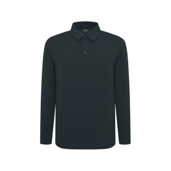 K2 시원서커 ICE WAFFLE 긴팔 폴로 STEEL KMM26243BX_이미지