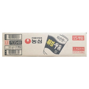 농심 튀김우동컵 62g (15개)_이미지