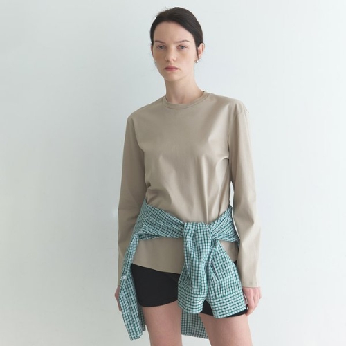 온앤온 라운드넥 실켓 티셔츠 NEW6SE227