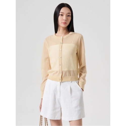  에잇세컨즈 시어 카디건 베이지 35465AJQ1A