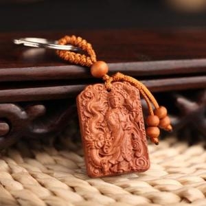 셀러허브 불교 관세음보살 용 키링 액막이 행운 합격 부적 S10637883