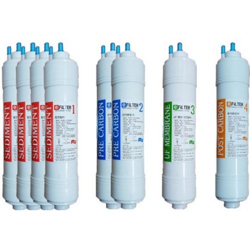 e-filter 국산 정수기 호환 11인치 한방향 필터 세트