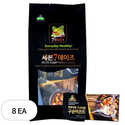 넛츠팜 구운아몬드 210g (8개)_이미지