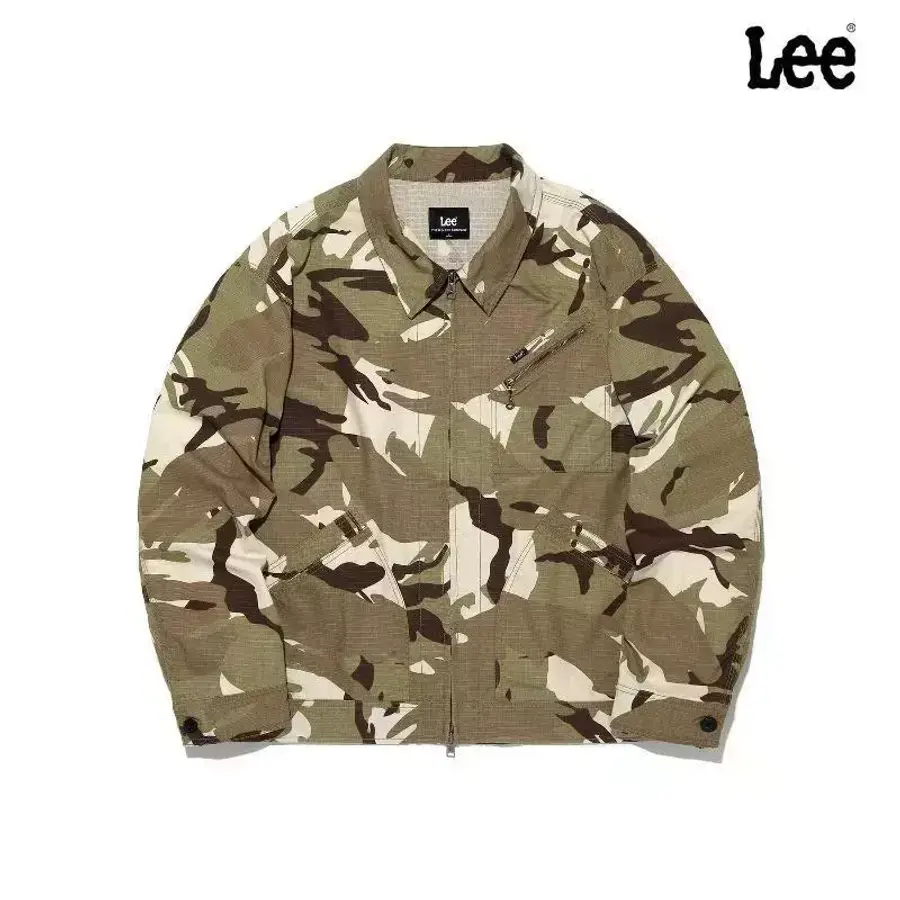 LEE 91-B 코튼 하프 자켓 카모플라쥬 LE260104CA