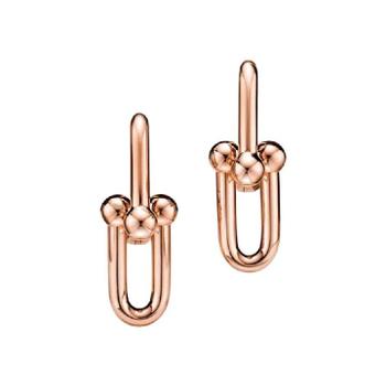 티파니앤코 앤 코 하드웨어 미디엄 링크 이어링 로즈 골드 73584582