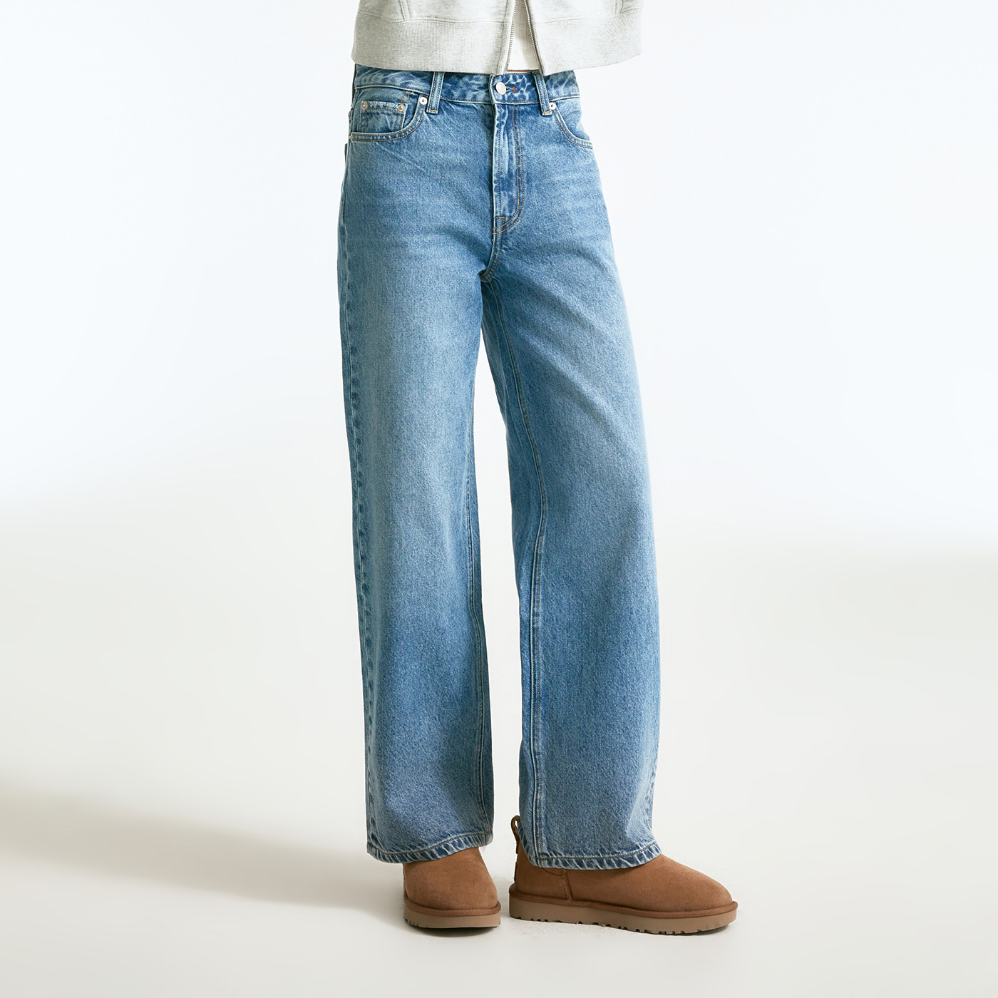 이랜드 후아유 Wide Denim WHTJE2315F