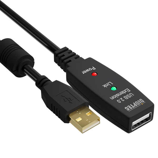 USB 2.0 무전원 리피터 케이블