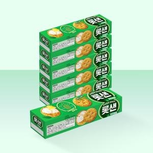 롯데제과 롯데샌드 파인애플 105g x 6개 간식 크래커