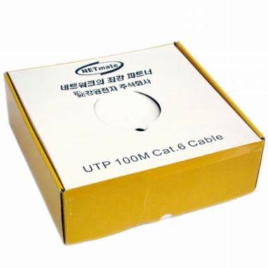 강원전자 NETmate CAT.6 UTP 랜케이블 박스 (100m)_이미지