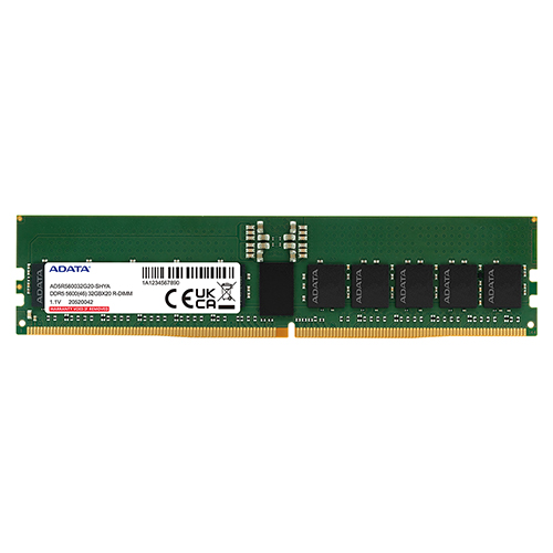 <b>ADATA</b> <b>DDR5</b>-<b>5600</b> <b>CL46</b> ECC/REG