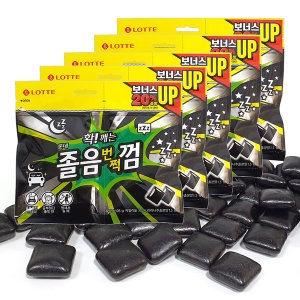 롯데제과 잠이 확깨는 졸음껌 리필용 105g x 5봉_이미지