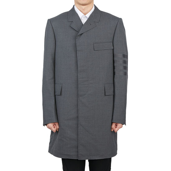 톰브라운 사선 체스터필드 오버 코트 MOC005A 06146 025