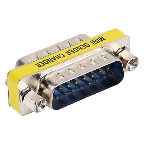 강원전자 NETmate NM-G15M2N D-SUB 2열 M/M 15핀 젠더_이미지