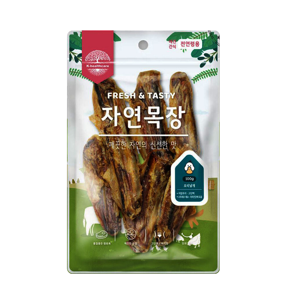 자연목장 오리날개 100g