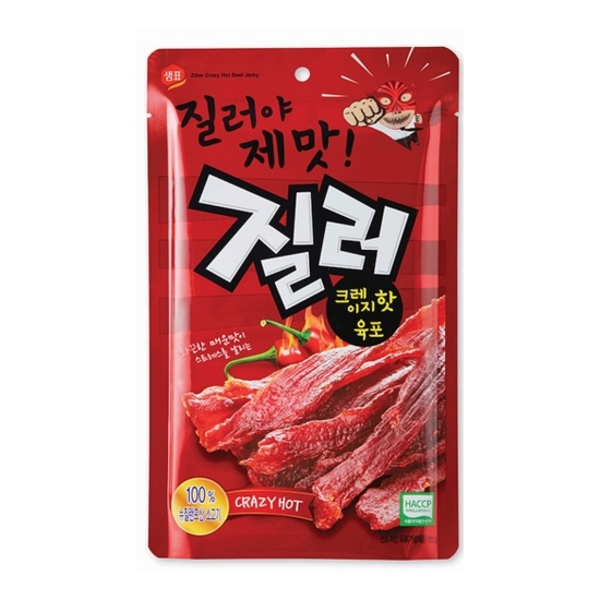 샘표식품 질러 크레이지 핫 육포 70g (3개)