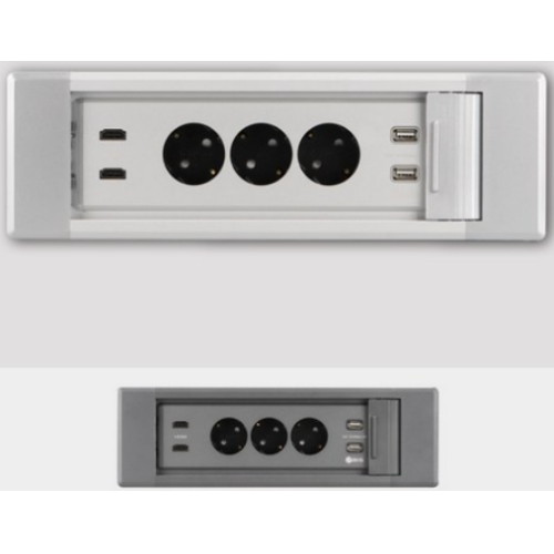 3구 HDMI USB 빌트인 콘센트 BID-2023MS