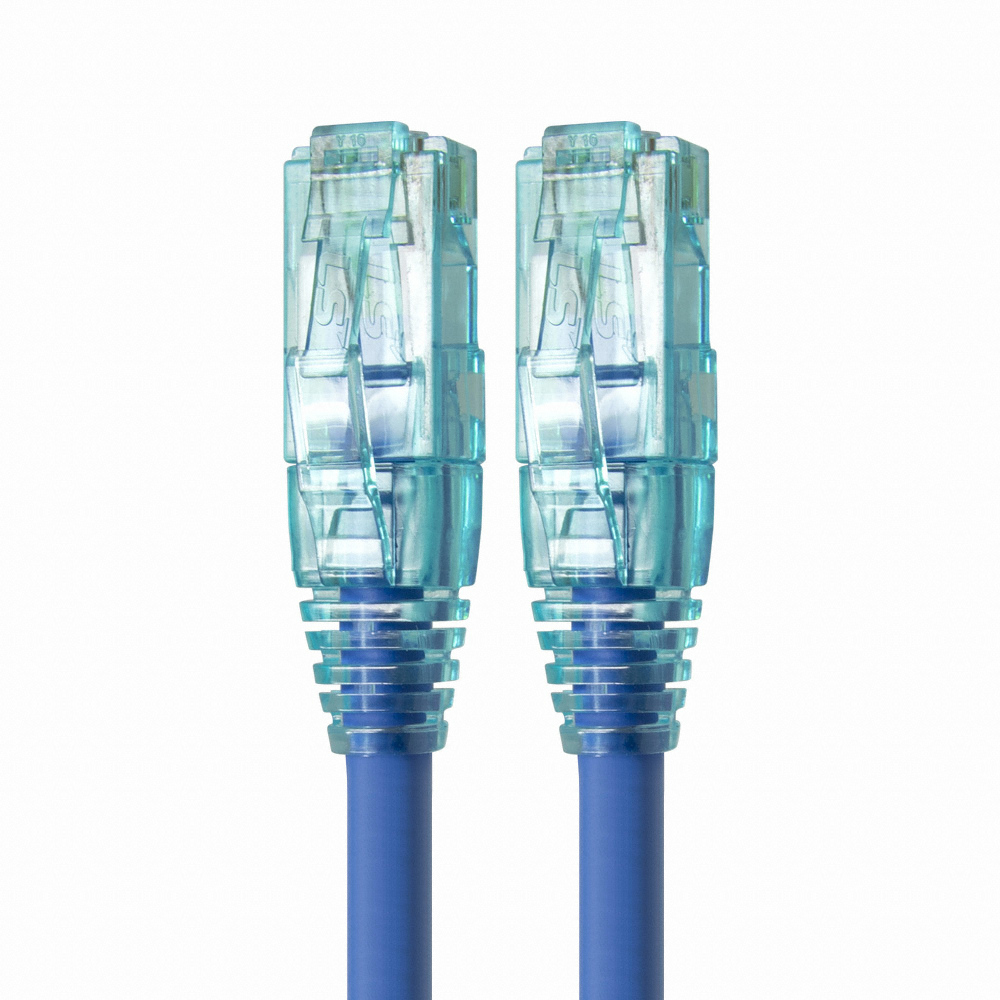 마하링크 CAT.6 UTP EZ 플러그 랜케이블 블루 (MLZ-LS002EB, 2m)_이미지