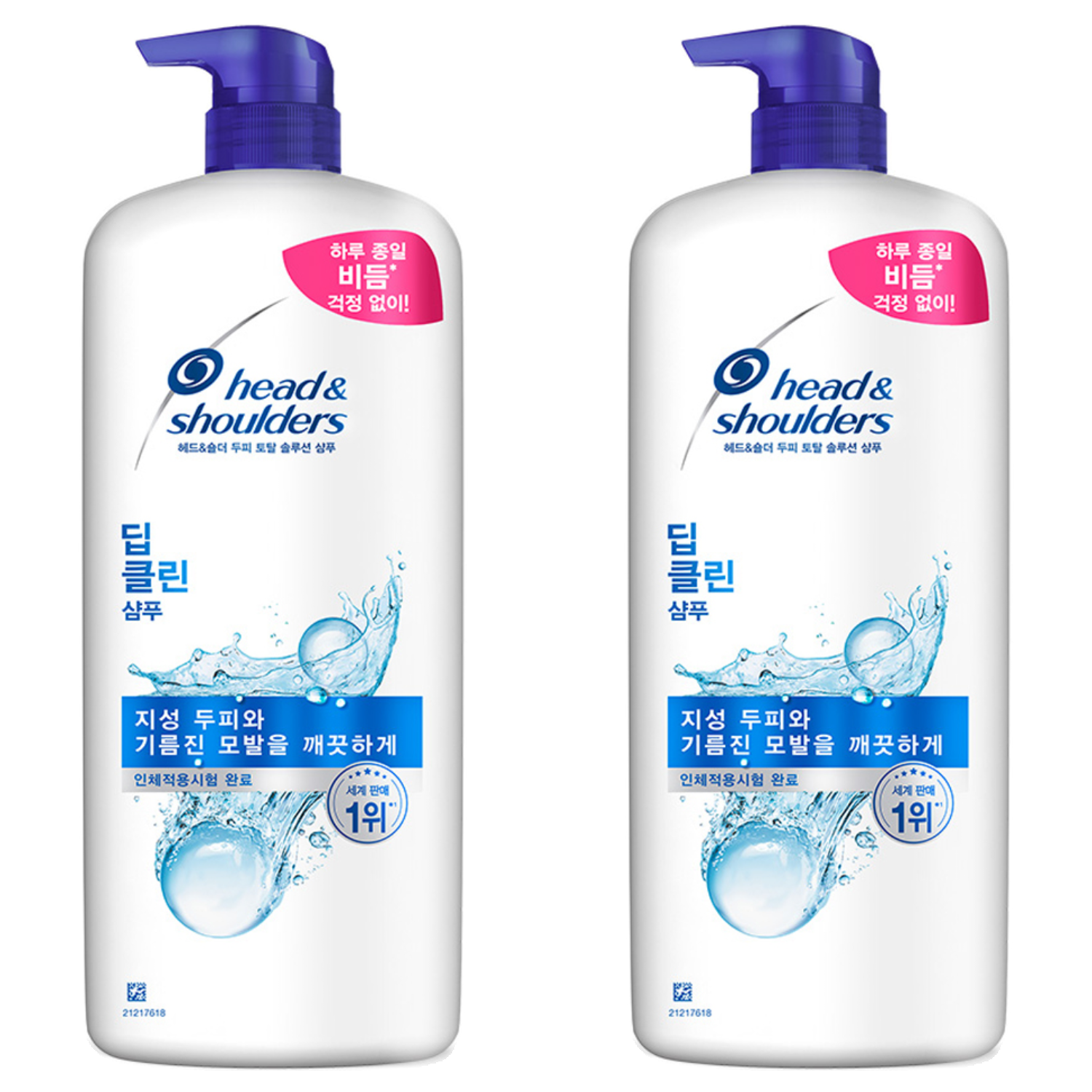 헤드앤숄더 딥 클린 샴푸 1200ml (2개)_이미지