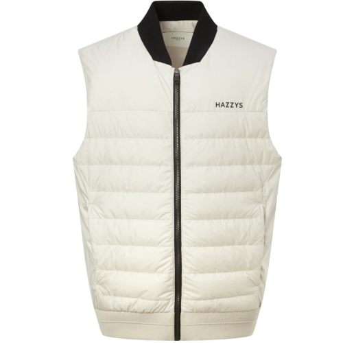 헤지스골프 로고배색 구스다운 패딩베스트 HUJU5A111I1_이미지