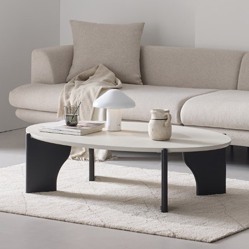 인디우드 아크 좌식 테이블 1200