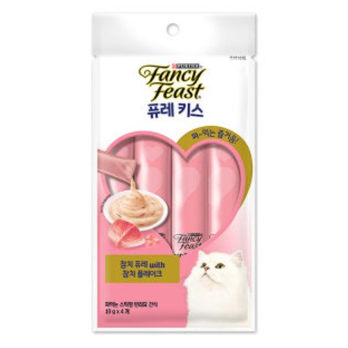 팬시피스트 퓨레키스 참치 퓨레 참치 플레이크 40g (10g x 4P) (10개)