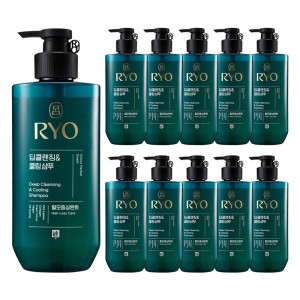 려 청아 딥클렌징&쿨링 샴푸 480ml (11개)_이미지