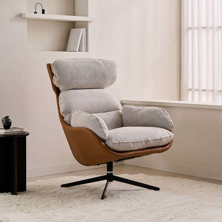 누터 콤비 360도 회전 안락 소파 1인용