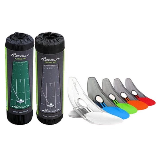 퍼트아웃 퍼트아웃 + 프로 골프 퍼팅 매트_이미지