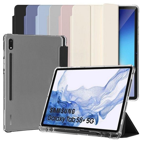 태블리스 갤럭시탭S8 플러스 반투명 아크릴 하이드 커버 케이스