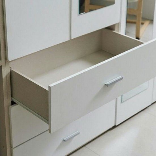 BIF보루네오 프라임 햄튼 3단 서랍 수납 옷장 800_이미지