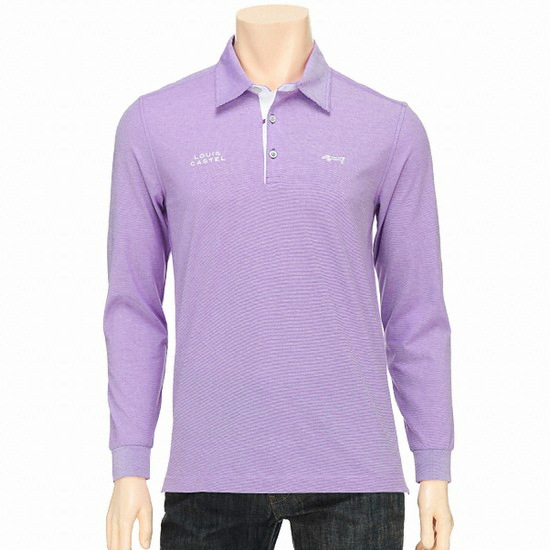 루이까스텔 남성 심플 자수로고 카라 티셔츠 (4LMTS101_V)_이미지