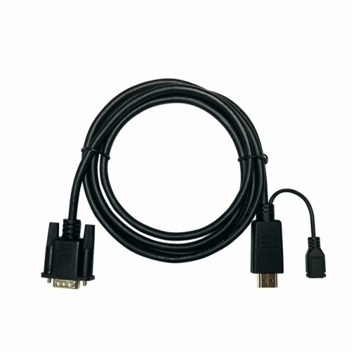 라인업시스템 LANSTAR HDMI to VGA 컨버터 케이블 (LS-HDA2VGA-1.8M)_이미지
