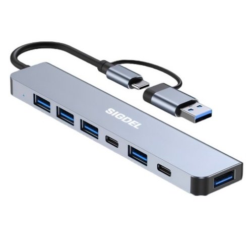 시그델 UH-01 (7포트/USB 3.0 Type A+C)
