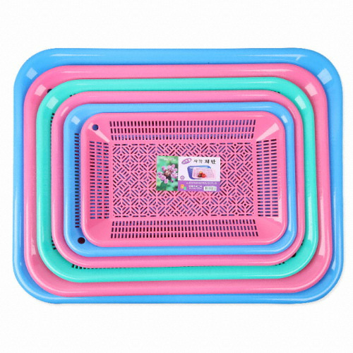 미화프라스틱 마르미 사각채반 (56x42cm)_이미지