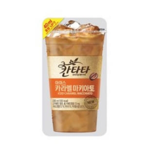 롯데칠성음료 칸타타 아이스 카라멜마키아토 230ml (40개)_이미지