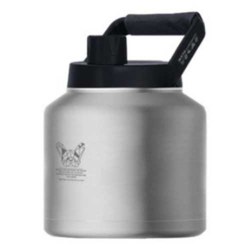 매드독캠프 워터저그 휴대용 보냉 물통 텀블러 패키지 포함 2L 실버