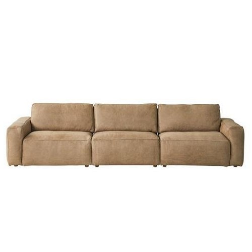 까사미아 토페인 천연가죽 소파 4인용 (스툴별도)